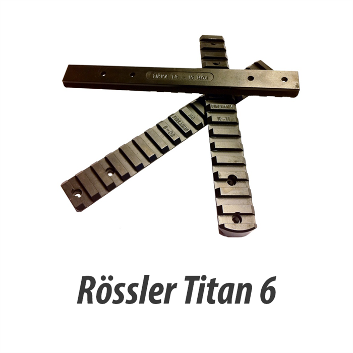 Rössler TITAN 6 - montage skinne - Picatinny/Stanag Rail 